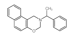 2-(1-phenylethyl)-1,3-dihydrobenzo[f][1,3]benzoxazine结构式