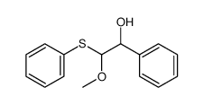 2-methoxy-1-phenyl-2-(phenylthio)ethanol Structure