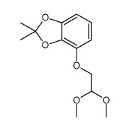 4-(2,2-dimethoxyethoxy)-2,2-dimethyl-1,3-benzodioxole结构式