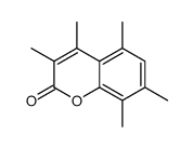 3,4,5,7,8-pentamethylchromen-2-one Structure