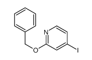 2-(苄氧基)-4-碘吡啶结构式
