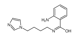 2-amino-N-(4-imidazol-1-ylbutyl)benzamide Structure