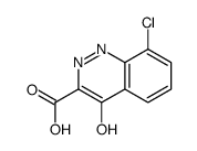 8-chloro-4-oxo-1H-cinnoline-3-carboxylic acid结构式