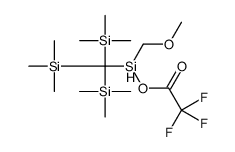 [methoxymethyl-[tris(trimethylsilyl)methyl]silyl] 2,2,2-trifluoroacetate结构式