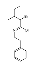 2-bromo-3-methyl-N-(2-phenylethyl)pentanamide Structure