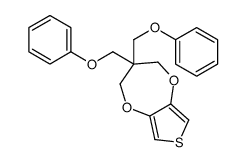 3,3-bis(phenoxymethyl)-2,4-dihydrothieno[3,4-b][1,4]dioxepine Structure