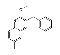 3-benzyl-2-methoxy-6-methylquinoline Structure