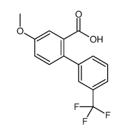 5-methoxy-2-[3-(trifluoromethyl)phenyl]benzoic acid Structure