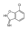7-氯苯并[d]异噁唑-3-胺结构式