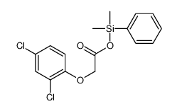 [dimethyl(phenyl)silyl] 2-(2,4-dichlorophenoxy)acetate结构式