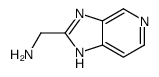 (3H-咪唑并[4,5-c]吡啶-2-基)甲胺结构式
