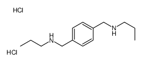 N-[[4-(propylaminomethyl)phenyl]methyl]propan-1-amine,dihydrochloride Structure