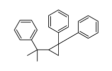 2-(2,2-diphenylcyclopropyl)propan-2-ylbenzene Structure