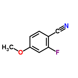 2-Fluoro-4-methoxybenzonitrile Structure