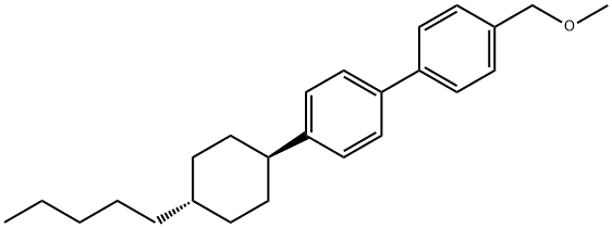 T-4-(甲氧甲基)-4'-(4-戊基环己基)-1,1'-联苯结构式