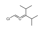1-chloro-3-isopropyl-4-methyl-penta-1,2-diene Structure
