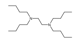N1,N1,N2,N2-tetrabutylethane-1,2-diamine结构式