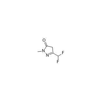 3-(Difluoromethyl)-1-methyl-1H-pyrazol-5(4H)-one Structure