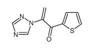 1-thiophen-2-yl-2-(1,2,4-triazol-1-yl)prop-2-en-1-one结构式