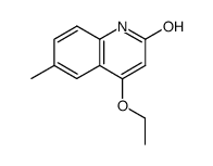 Carbostyril, 4-ethoxy-6-methyl- (6CI) Structure