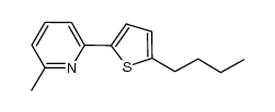 2-(5-butylthiophen-2-yl)-6-methylpyridine结构式