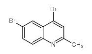 4,6-二溴-2-甲基喹啉结构式