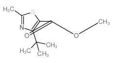 4-叔丁基 2-甲基噻唑-5-羧酸甲酯结构式