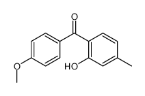 (2-hydroxy-4-methylphenyl)-(4-methoxyphenyl)methanone结构式
