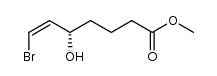 Methyl (5S)-7-Bromo-5-hydroxyhept-6-enoate结构式