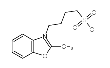 2-methyl-3-(4-sulfobutyl)benzoxazolium betaine Structure