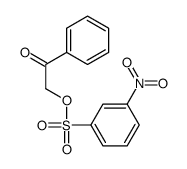 phenacyl 3-nitrobenzenesulfonate结构式