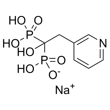 Sodium risedronate structure