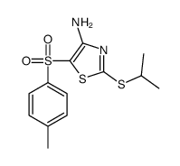 4-氨基-2-异丙基硫代-5-甲苯噻唑结构式