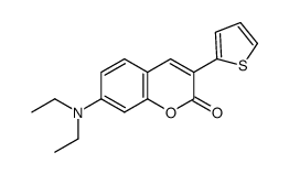 7-(Diethylamino)-3-(2-thienyl)coumarin Structure