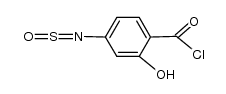 2-hydroxy-4-sulfinylamino-benzoyl chloride Structure