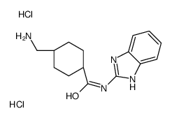 4-(aminomethyl)-N-(1H-benzimidazol-2-yl)cyclohexane-1-carboxamide,dihydrochloride Structure