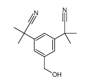 2-[3-(1-氰基-1-甲基乙基)-5-(羟甲基)苯基]-2-甲基丙腈结构式
