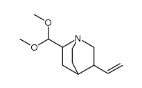 2-(dimethoxymethyl)-5-vinylquinuclidine Structure