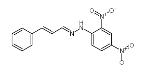 Cinnamaldehyde (2,4-dinitrophenyl)hydrazone结构式