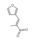 (E)-1-(3-furyl)-2-nitro-1-propene结构式