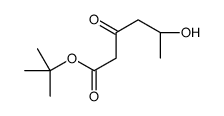tert-butyl (5R)-5-hydroxy-3-oxohexanoate Structure