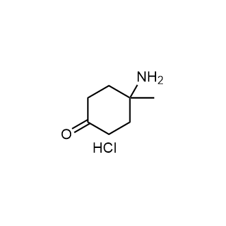 4-Amino-4-methylcyclohexanonehydrochloride Structure