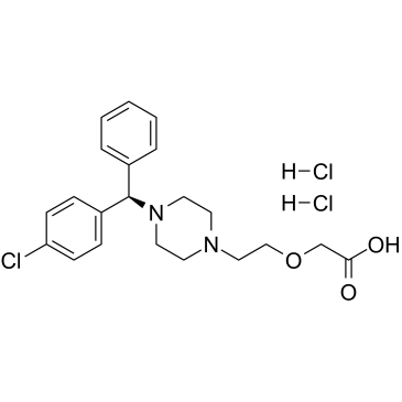 Levocetirizine dihydrochloride Structure