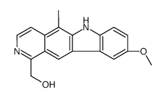 (9-methoxy-5-methyl-6H-pyrido[4,3-b]carbazol-1-yl)methanol结构式