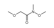 N,2-二甲氧基-N-甲基乙酰胺结构式