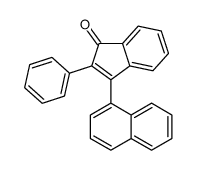 3-naphthalen-1-yl-2-phenylinden-1-one Structure