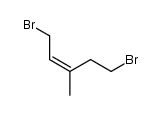 (Z)-1,5-dibromo-3-methylpent-2-ene结构式