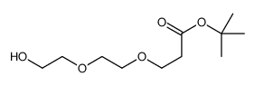 Hydroxy-PEG2-(CH2)2-Boc structure