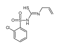 1-(2-chlorophenyl)sulfonyl-3-prop-2-enylthiourea Structure