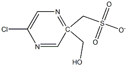 2-Methanesulfonic acid 5-chloropyrazinylmethylester Structure